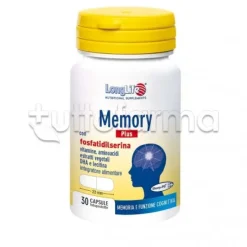 Longlife Memory Plus Integratore per Memoria e Funzione Cognitiva 30 Capsule