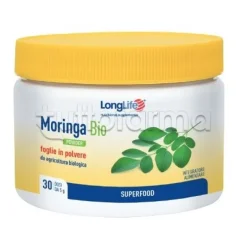 LongLife Moringa Bio Powder Integratore per Metabolismo dei Lipidi 150g
