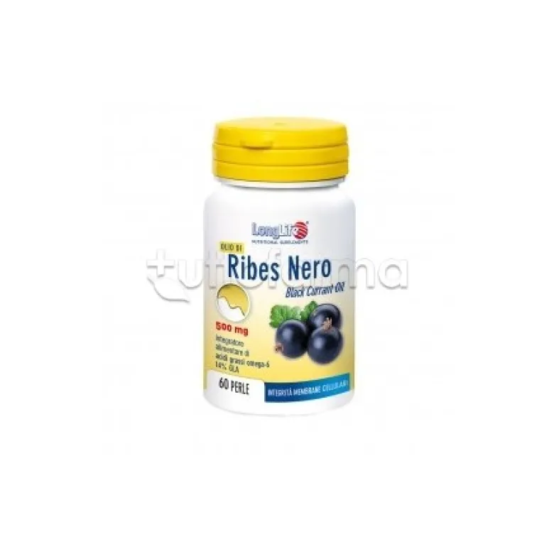 Longlife Olio di Ribes Nero Integratore per Membrane Cellulari 60 Perle