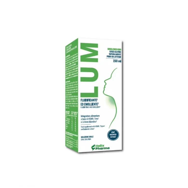 Lum Soluzione Orale Sciroppo per Catarro Tosse Secca e Grassa 150 ml