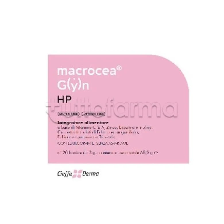 Macrocea Gyn Hp per Benessere Ginecologico 20 Bustine da 3g