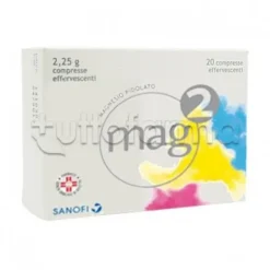 Mag 2 Integratore Alimentare per Stress e Stanchezza 2,25 gr Magnesio 20 Compresse Effervescenti