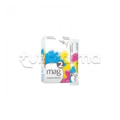 Mag 2 Magnesio Pidolato Integratore Gusto Arancia 20 Bustine Liquide