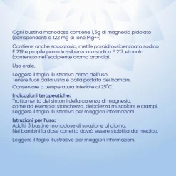 Mag 2 Magnesio Pidolato Integratore Gusto Arancia 20 Bustine Liquide