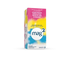Mag 2 Magnesio Pidolato Integratore Gusto Arancia 20 Bustine Liquide
