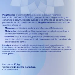Mag Notte Sonno Integratore per Dormire 24 Bustine