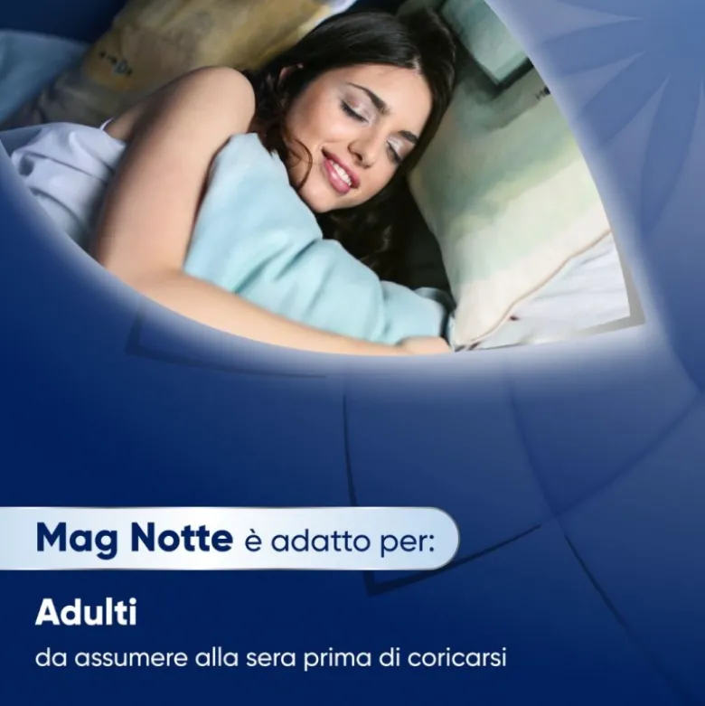Mag Notte Sonno Integratore per Dormire 24 Bustine