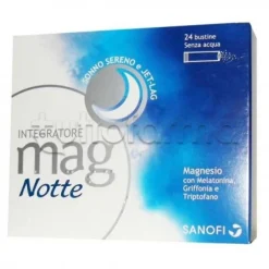 Mag Notte Sonno Integratore per Dormire 24 Bustine