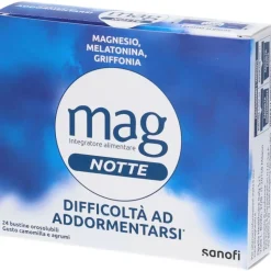 Mag Notte Sonno Integratore per Dormire 24 Bustine