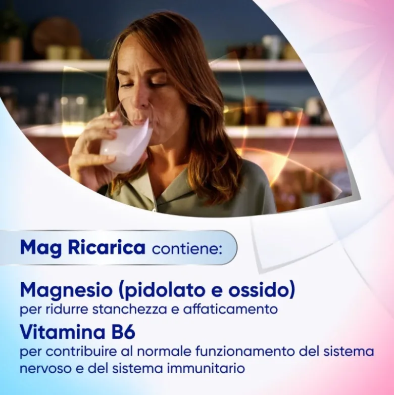 Mag Ricarica 24 Ore Integratore Energizzante 24 Bustine