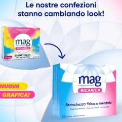 Mag Ricarica 24 Ore Integratore Energizzante 24 Bustine