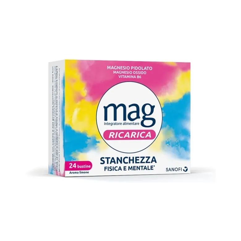 Mag Ricarica 24 Ore Integratore Energizzante 24 Bustine