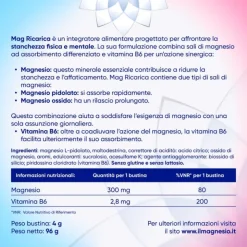 Mag Ricarica 24 Ore Integratore Energizzante 24 Bustine