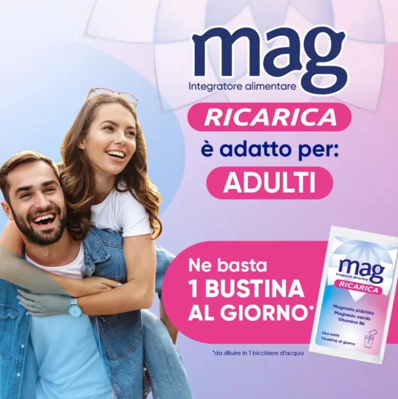 Mag Ricarica 24 Ore Integratore Energizzante 24 Bustine