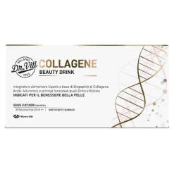 Marco Viti Collagene Beauty Drink Integratore per la Pelle 10 Flaconcini da 25ml