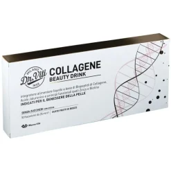 Marco Viti Collagene Beauty Drink Integratore per la Pelle 10 Flaconcini da 25ml