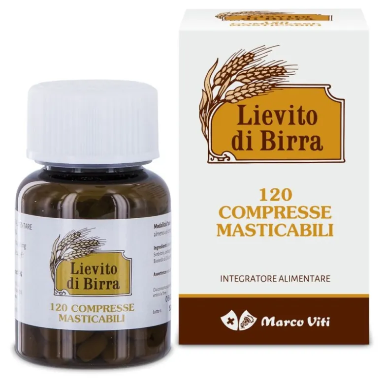 Marco Viti Lievito di Birra Integratore Ricostituente 120 Compresse