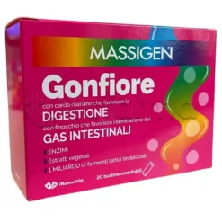 Marco Viti Massigen Gonfiore Integratore per Disturbi Intestinali 20 Bustine Orosolubili