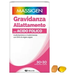 Marco Viti Massigen Gravidanza Allattamento con DHA Integratore 30 Compresse+30 Perle