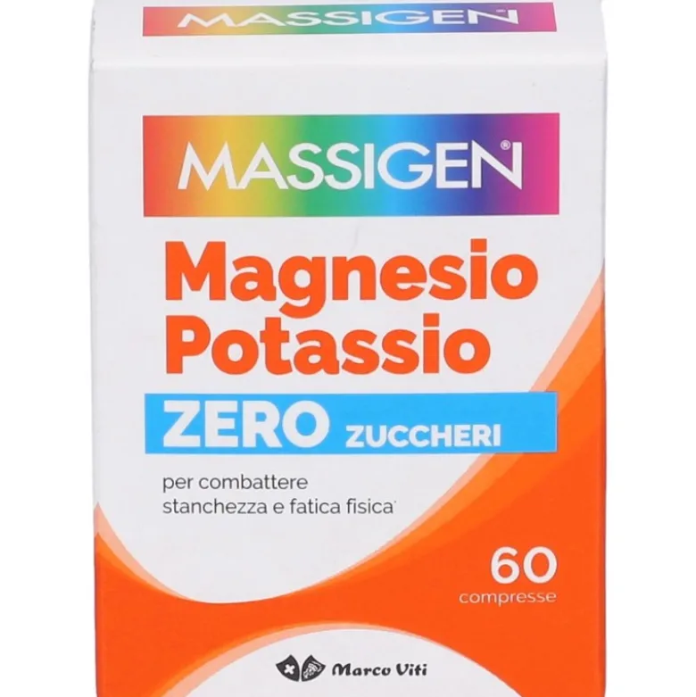Marco Viti Massigen Magnesio e Potassio Integratore Ricostituente 60 Compresse