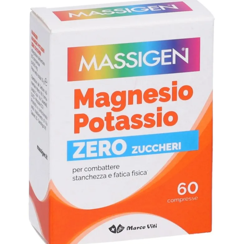 Marco Viti Massigen Magnesio e Potassio Integratore Ricostituente 60 Compresse