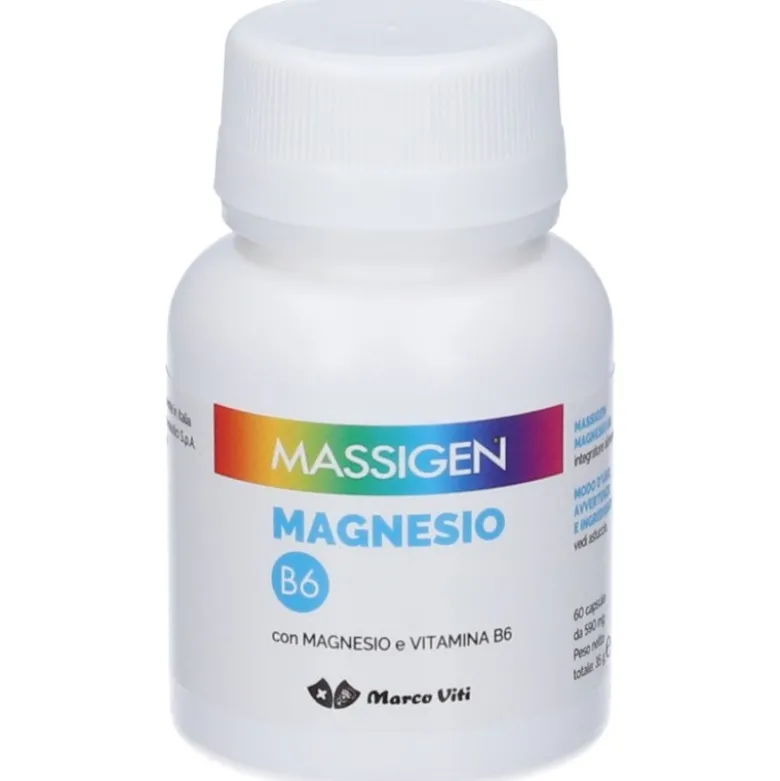 Marco Viti Massigen Magnesio B6 Integratore 60 Capsule