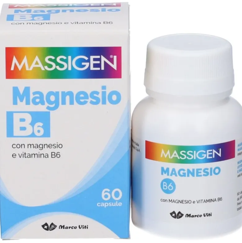 Marco Viti Massigen Magnesio B6 Integratore 60 Capsule
