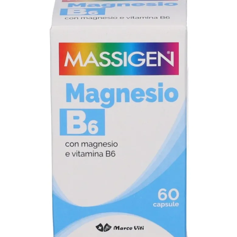 Marco Viti Massigen Magnesio B6 Integratore 60 Capsule