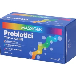 Marco Viti Massigen Probiotici Tripla Azione Fermenti Lattici 10 Flaconcini