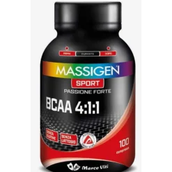 Marco Viti Massigen Sport BCAA 4:1:1 Integratore Stanchezza 100 Capsule