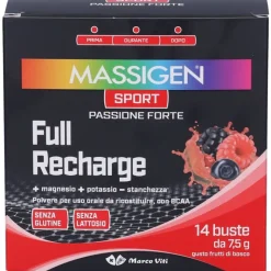 Marco Viti Massigen Sport Full Recharge Integratore Energizzante 14 Bustine da 7,5g