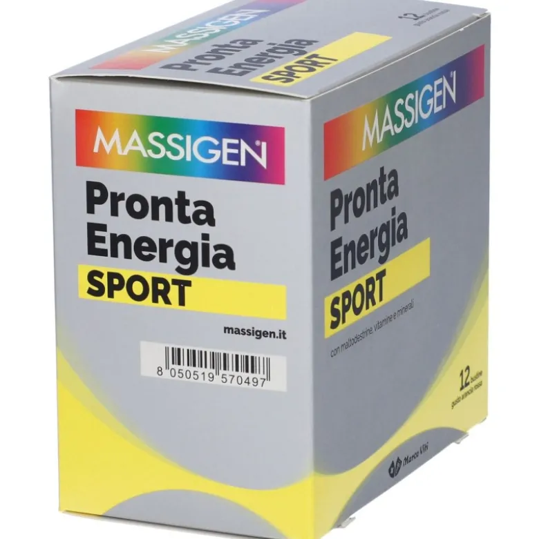 Marco Viti Massigen Sport Pronta Energia Integratore Vitamine Minerali 12 Bustine