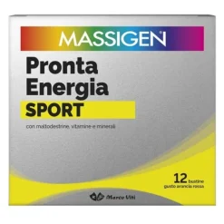 Marco Viti Massigen Sport Pronta Energia Integratore Vitamine Minerali 12 Bustine