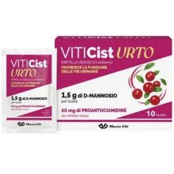 Marco Viti Viticist Urto Integratore Mirtillo Rosso per Vie Urinarie 10 Bustine