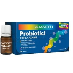 Massigen Probiotici Fermenti Lattici 10 Flaconcini da 8ml