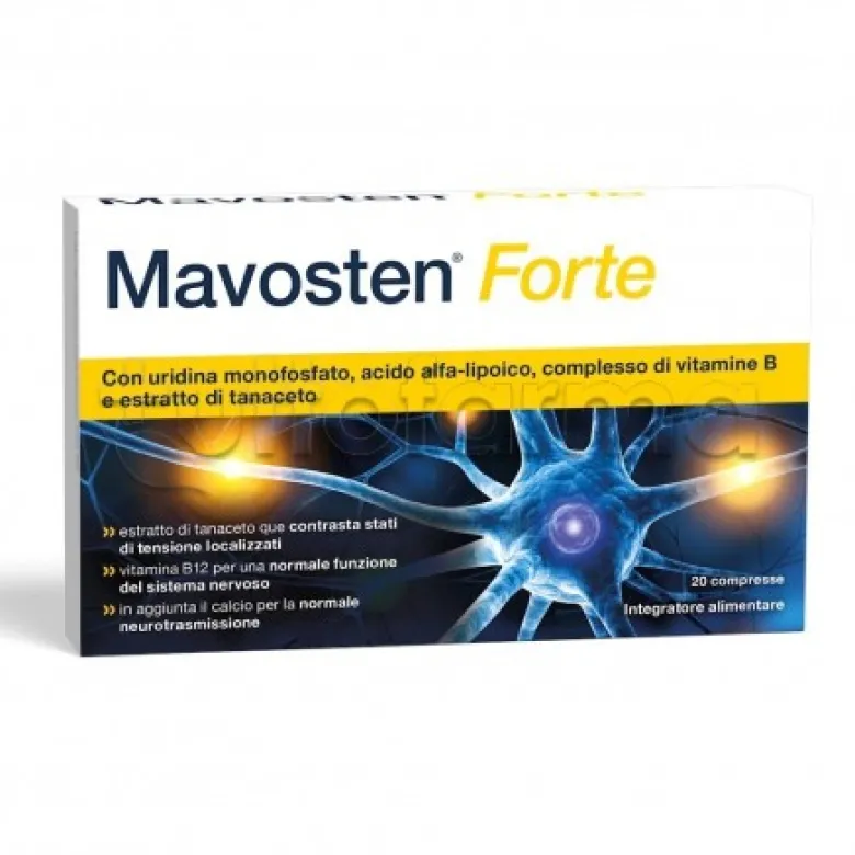 Mavosten Forte Integratore per Dolori Cronici 20 Compresse