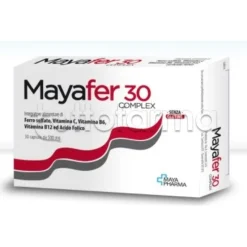 Mayafer 30 Complex Integratore di Ferro e Acido Folico 30 Capsule