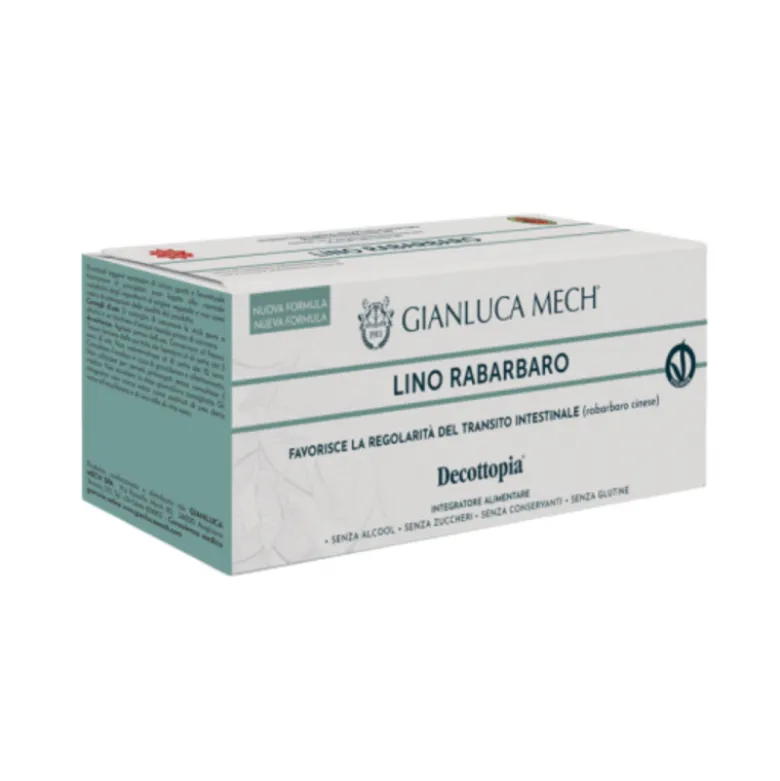 Mech Decopocket Lino Rabarbaro Integratore per Intestino 8 Stick
