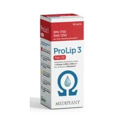 Mediplant ProLip 3 Fish Oil Integratore Omega 3 Benessere del Cuore 60 Perle