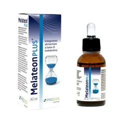 Melateon Plus Integratore di Melatonina per Sonno e Jet-lag Gocce 30ml