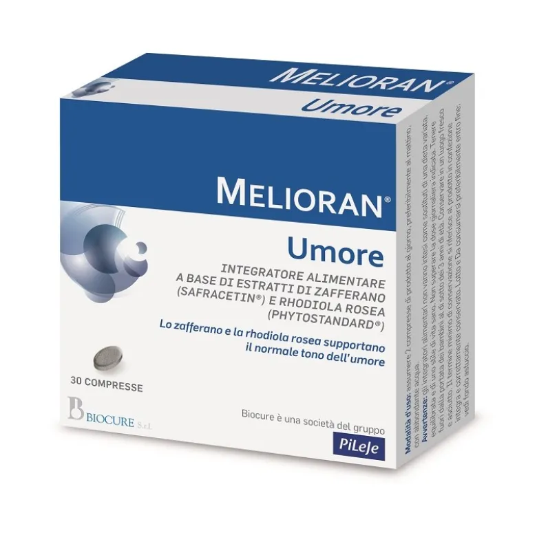 Melioran Umore Integratore per Umore 30 Compresse