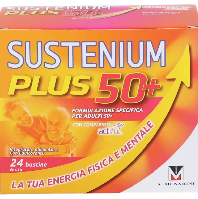 Menarini Sustenium Plus 50+ Integratore Energizzante 24 Bustine