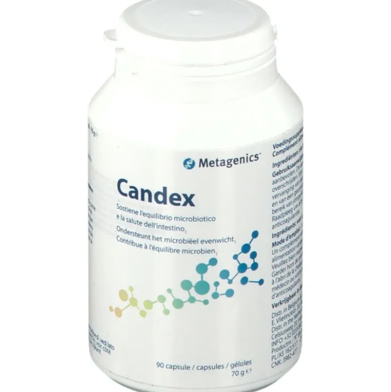 Metagenics Candex Integratore per Intestino 90 Capsule