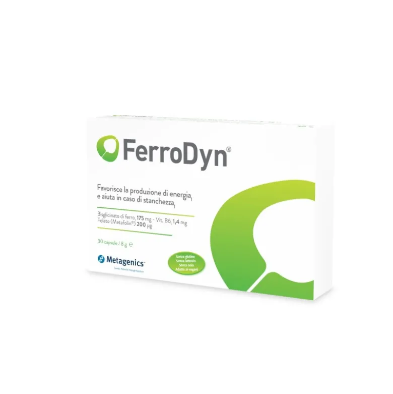 Metagenics FerroDyn Integratore Alimentare 30 Capsule