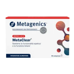 Metagenics MetaClear Integratore per Funzionalità Epatica 60 Compresse