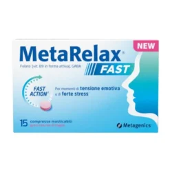 Metarelax Fast Integratore per Ansia e Stress 15 Compresse Masticabili
