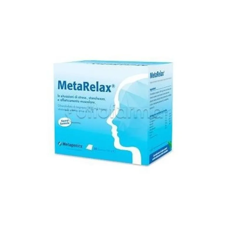 MetaRelax Integratore per Stress e Stanchezza 20 Bustine