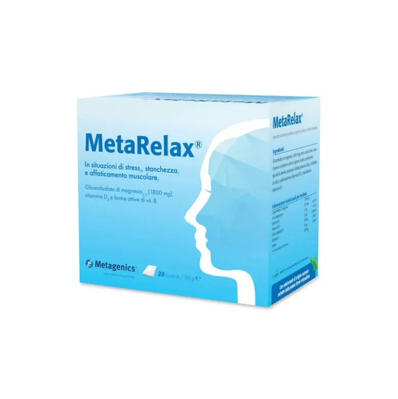 MetaRelax Integratore per Stress e Stanchezza 20 Bustine