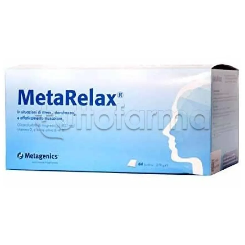 MetaRelax Integratore per Stress e Stanchezza 84 Bustine