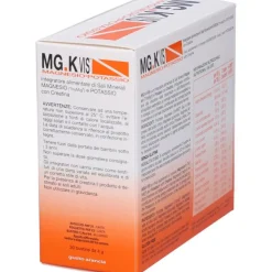 MGK VIS Integratore con Magnesio Potassio e Creatina 30 Bustine Gusto Arancia